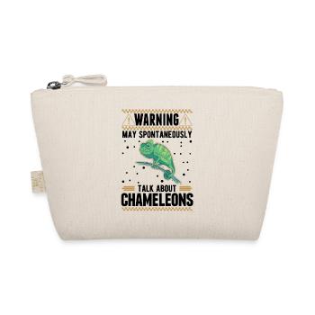 Avertissement Chameleon Cadeau Caméléon - Trousse biologique - nature - Devant