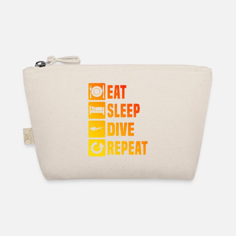 Free Dive Diver Diving Scuba Diving Men Organic Pouch