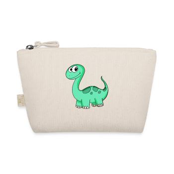 Dinosaurier Motiv - Bio-Täschchen - Natur - Vorne