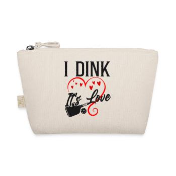 Pickleball Pun Coeur Valentines - Trousse biologique - nature - Devant