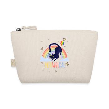 Meowgical Cat Saying for Cats Fans Rainbow - Organic Pouch - nature - Front