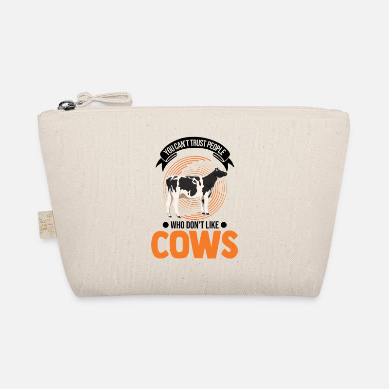 Cow Gift Farmer Cattle Breeder Cows Organic Pouch