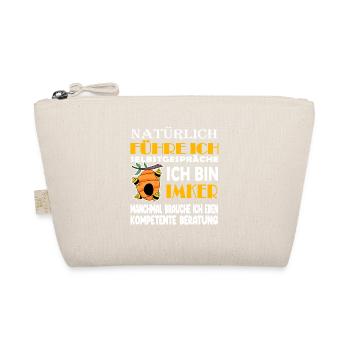Imker Imkerei Honig Bienen - Bio-Täschchen - Natur - Vorne
