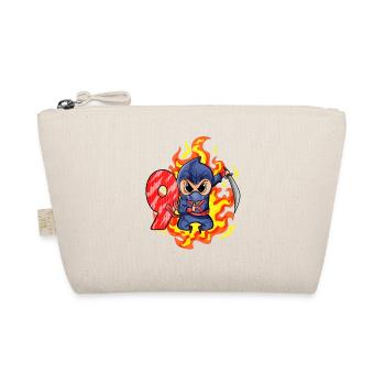 9th Birthday Boy 9 years old Ninja - Organic Pouch - nature - Front
