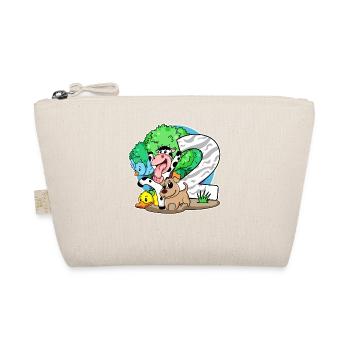 2nd birthday Cute animals 2 years old - Organic Pouch - nature - Front