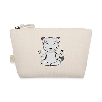 Yoga Cat Cat Owner Burmilla - Organic Pouch - nature - Front