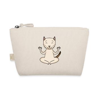 Yoga Cat Cat Owner Shorthaired Domestic Cat - Organic Pouch - nature - Front