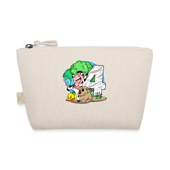 4ème anniversaire Animaux mignons 4 ans - Trousse biologique - nature - Devant