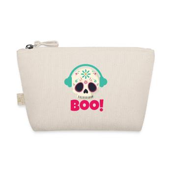 Boo Skull - Organic Pouch - nature - Front