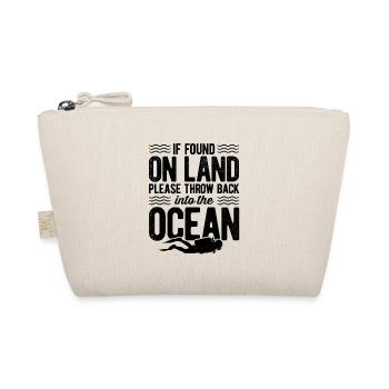 If Found On Land Please Return To The Ocean Scuba - Bio-Täschchen - Natur - Vorne