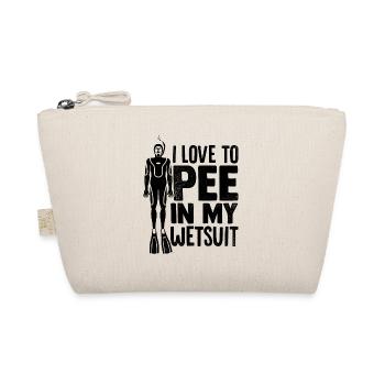 I Love To Pee In My Wetsuit Scuba Diver Diving Sno - Bio-Täschchen - Natur - Vorne