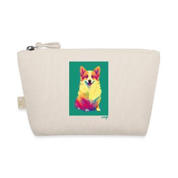 Corgi Sweet Design #8 - corgilove Design - Organic Pouch - nature - Front