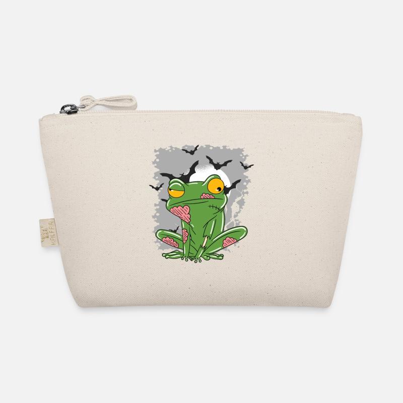 Halloween Zombie Animals Halloween Frog Organic Pouch