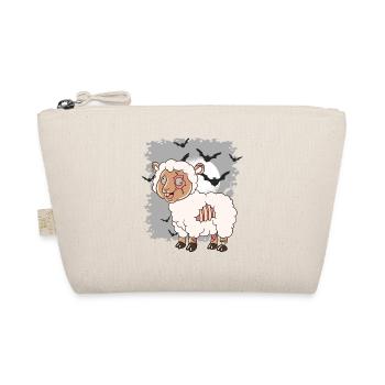 Halloween Zombie Sheep Halloween - Organic Pouch - nature - Front