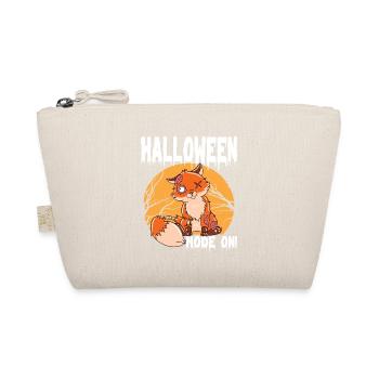 Halloween Zombie Animals Halloween Fox - Organic Pouch - nature - Front