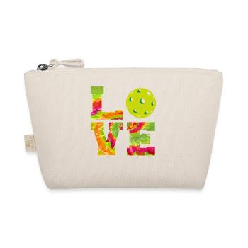 Pickleball Tie Dye 80s90s Love - Organic Pouch - nature - Front