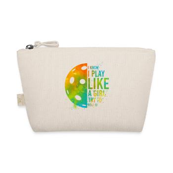 Pickleball Girl Ladies Aquarelle - Trousse biologique - nature - Devant