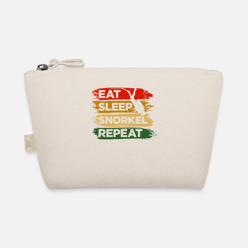 Eat Sleep Snorkel Repeat Scuba Diver Diving Snorke Bio-Täschchen