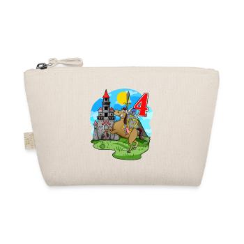 Chevalier 4ème anniversaire 4 ans Jeune cadeau - Trousse biologique - nature - Devant