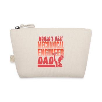 World's Best Mechanical Engineer Dad Cool Present - Bio-Täschchen - Natur - Vorne