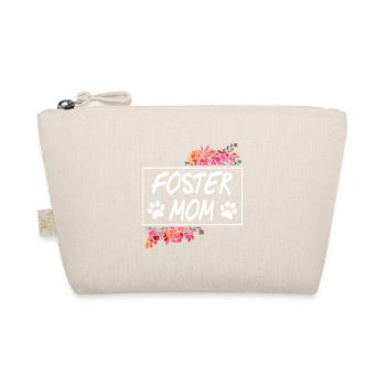Awesome Furry Foster Mom Cool T-Shirt Present Gift - Organic Pouch - nature - Front