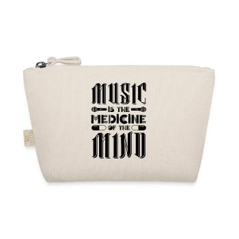 Vinyl Musicians Retro Music Vinyl Vintage Music Making - Organic Pouch - nature - Front