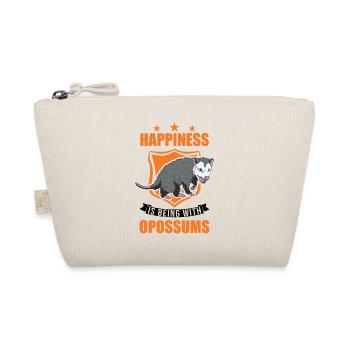 Happiness is being with Opossums Beutelratte - Bio-Täschchen - Natur - Vorne