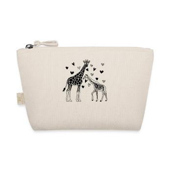 Girafe Amoureux des animaux Zoo Girafe Cœur Girafes - Trousse biologique - nature - Devant