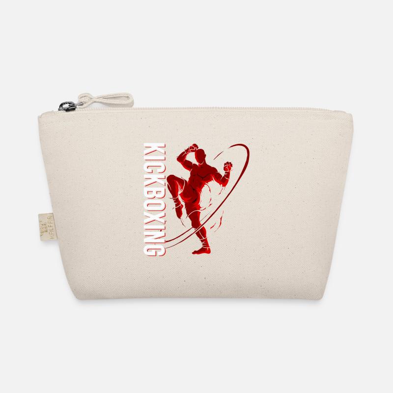 Kickboxer Martial Arts Kickboxing Kickboxen - Organic Pouch - nature
