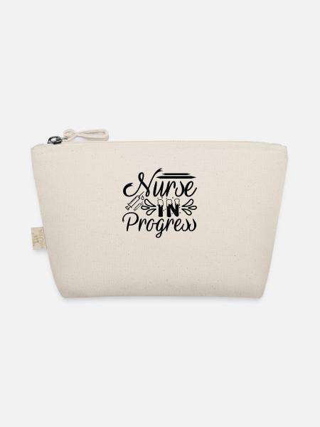 Nurse in Progress - Organic Pouch - nature - Front