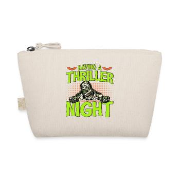Horror Halloween Thriller Night Mummy Creepy - Organic Pouch - nature - Front