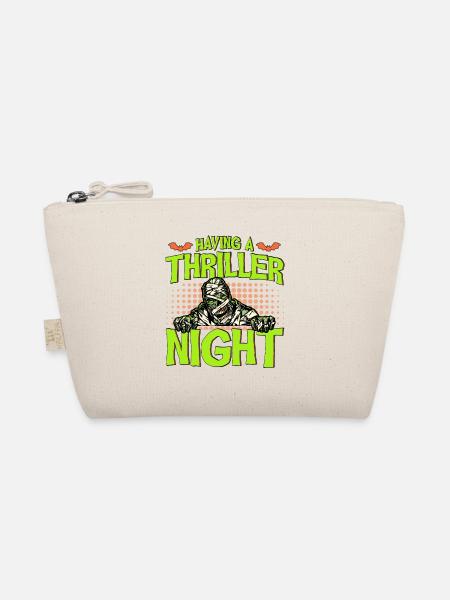 Horreur Halloween Thriller Nuit Maman Creepy - Trousse biologique - nature - Devant