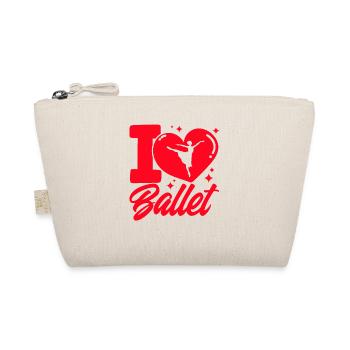 Ballet Dancer Ballet Dance Ballet Girls - Organic Pouch - nature - Front