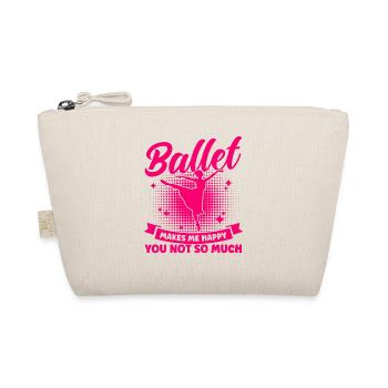 Ballerina Ballet Dancer Ballet Girls - Organic Pouch - nature - Front