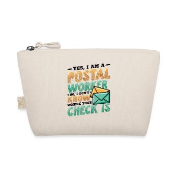 Funny postal workers post office - Organic Pouch - nature - Front
