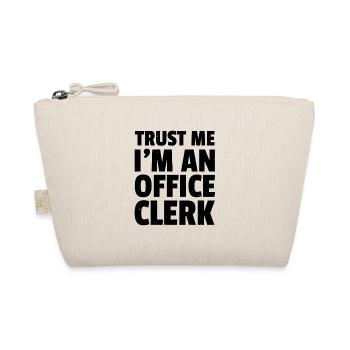 Trust Me I'm An Office Clerk Finance Banker Bookke - Bio-Täschchen - Natur - Vorne