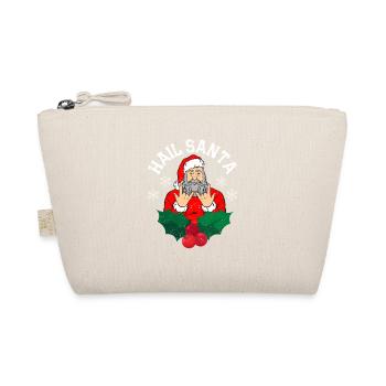 Claus Sleigher Christmas Rock Metal Xmas Musicians - Organic Pouch - nature - Front