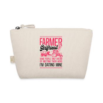 Farming Farmer Girl Tractor Farmer - Organic Pouch - nature - Front