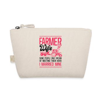 Farming Farmer Wife Tractor Farmer - Organic Pouch - nature - Front