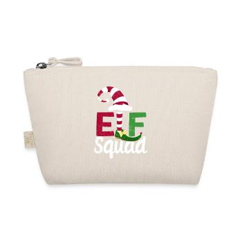 Lustige Elfen Familie Weihnachten Passende Xmas - Bio-Täschchen - Natur - Vorne