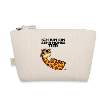Teamleiter Giraffe Trainer Leitung Chef - Bio-Täschchen - Natur - Vorne