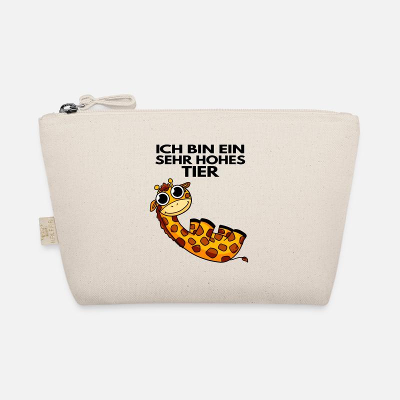 Teamleiter Giraffe Trainer Leitung Chef Bio-Täschchen