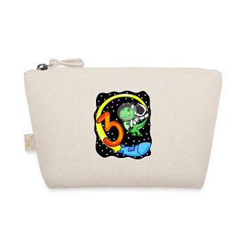 Jeune astronaute dinosaure de 3 ans - Trousse biologique - nature - Devant