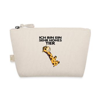 Teamleiter Giraffe Trainer Leitung Chef - Bio-Täschchen - Natur - Vorne
