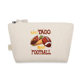 Taco Bout Football Match Day - Organic Pouch - nature - Front