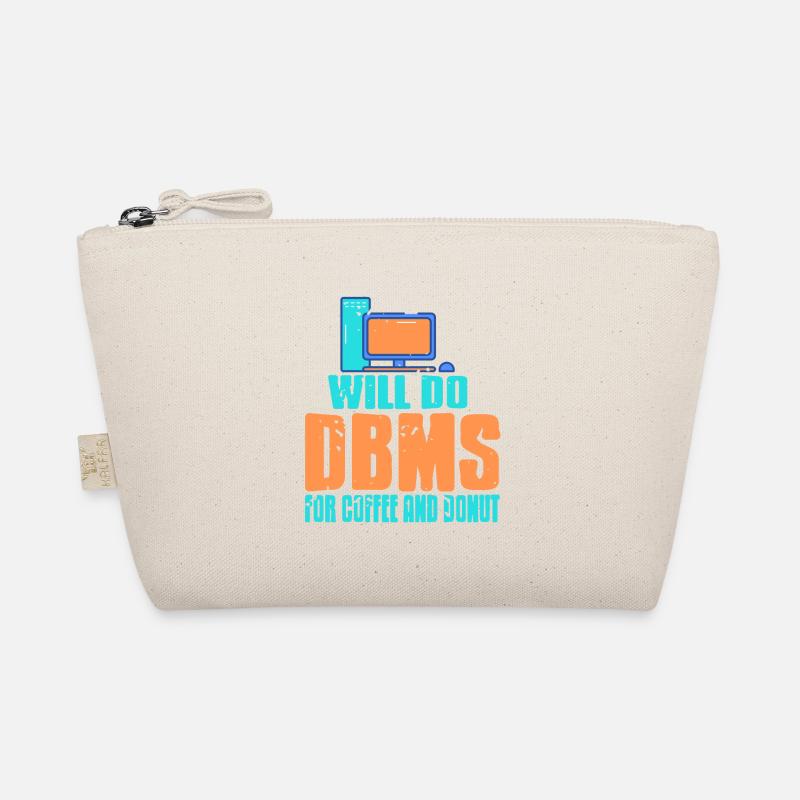 Will Do DBMS For Coffee & Donut Funny Data Admin Bio-Täschchen