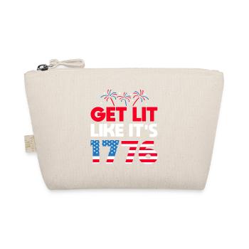 Get Lit Like It's 1776 Independence 4th Of July - Bio-Täschchen - Natur - Vorne