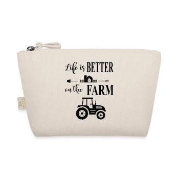 Life is better on the farm - Organic Pouch - nature - Front