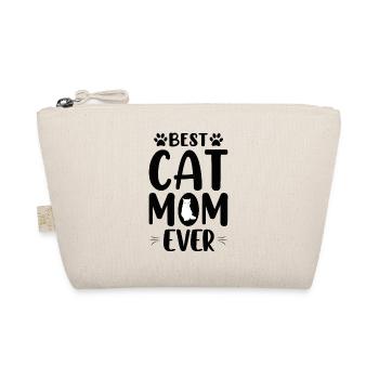 Katzen Mama Mietz Haustier Kater Katzenliebe Katze - Bio-Täschchen - Natur - Vorne
