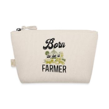 Farming Farmer Tractor Vintage - Organic Pouch - nature - Front